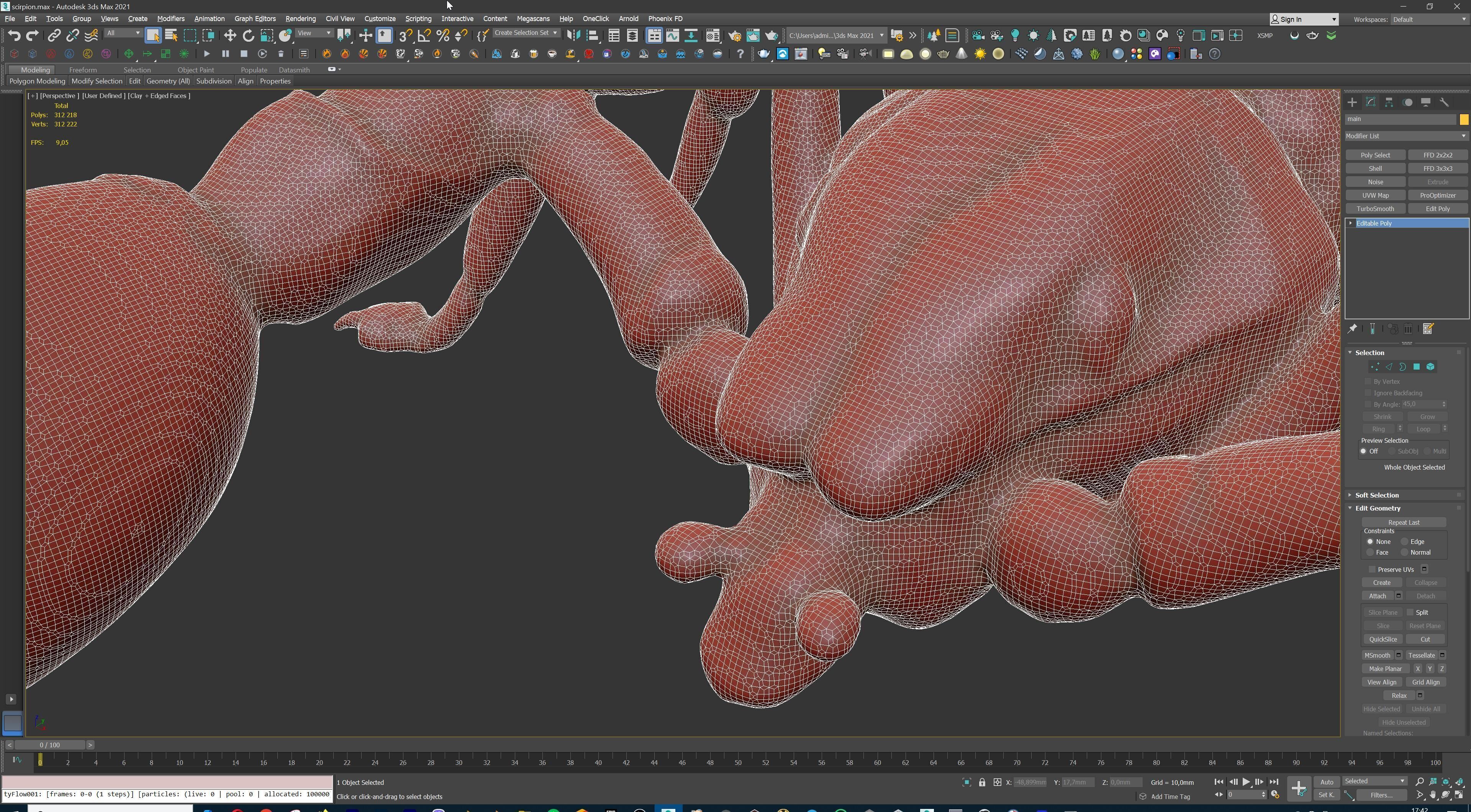 Stylized Scorpion Printable Creature Model 3D print model_19