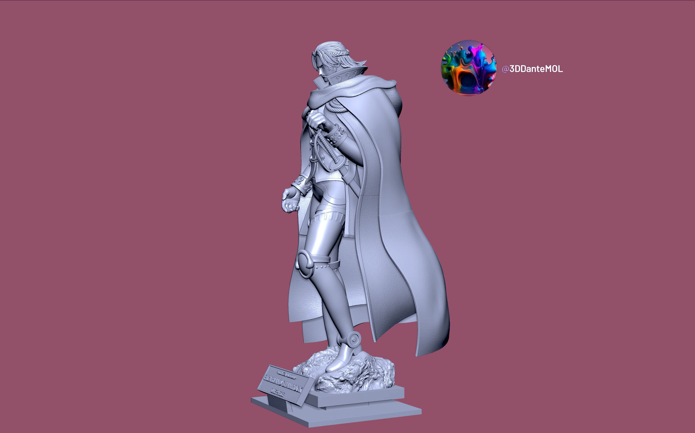 FIGARLAND SHAMROCK - ONE PIECE 3D print model_1