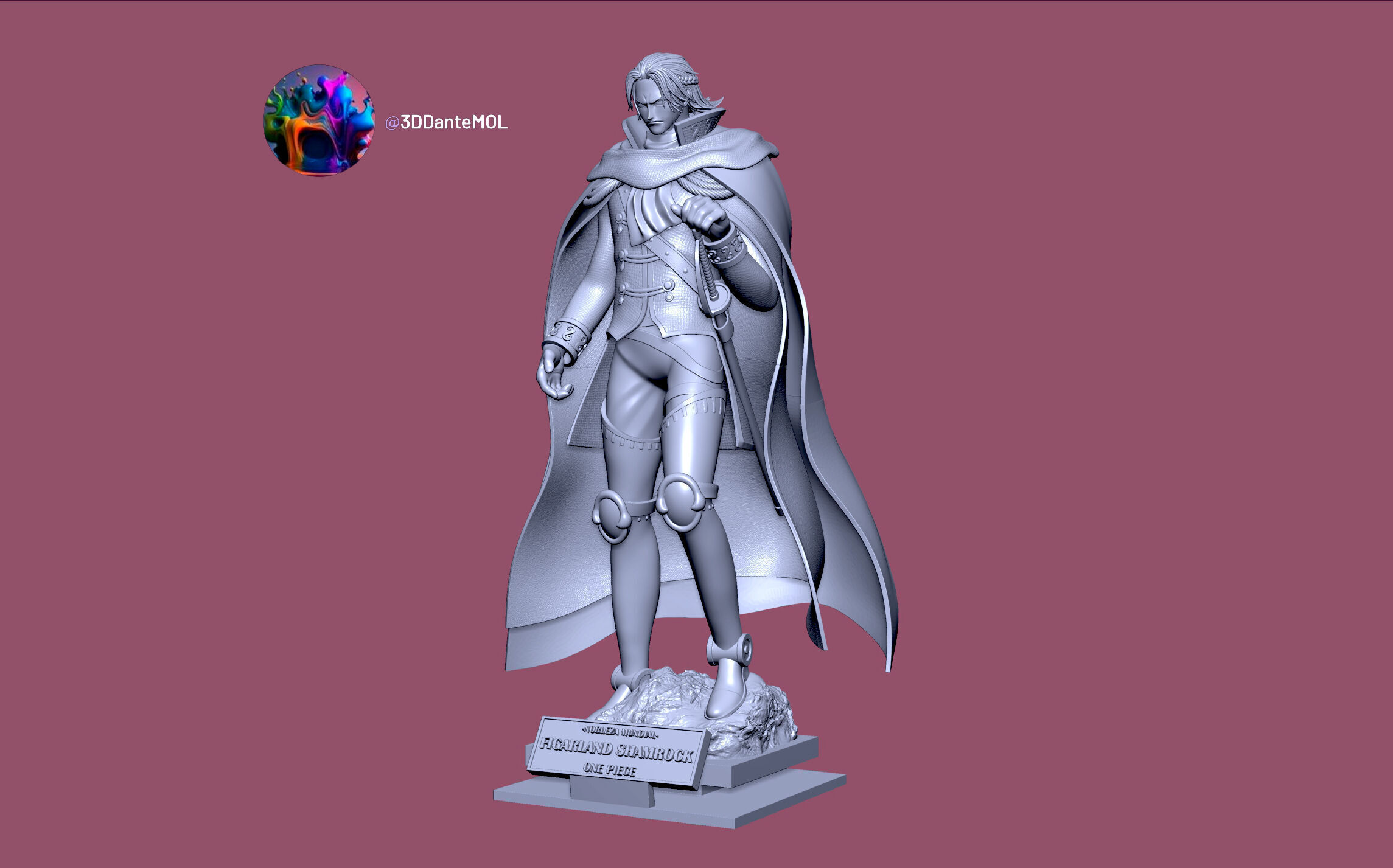 FIGARLAND SHAMROCK - ONE PIECE 3D print model_5