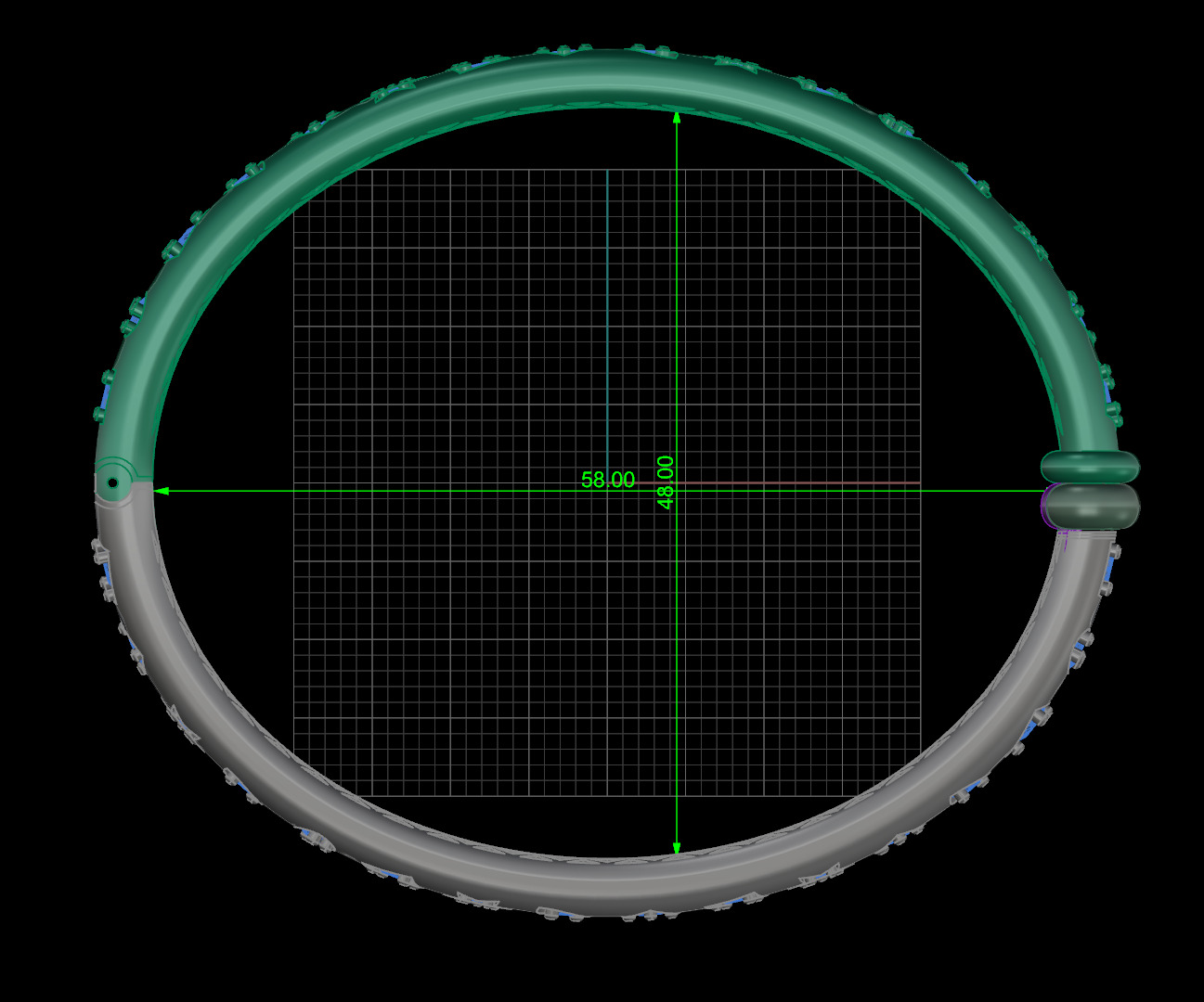 pomellato bracelet 3D print model_5