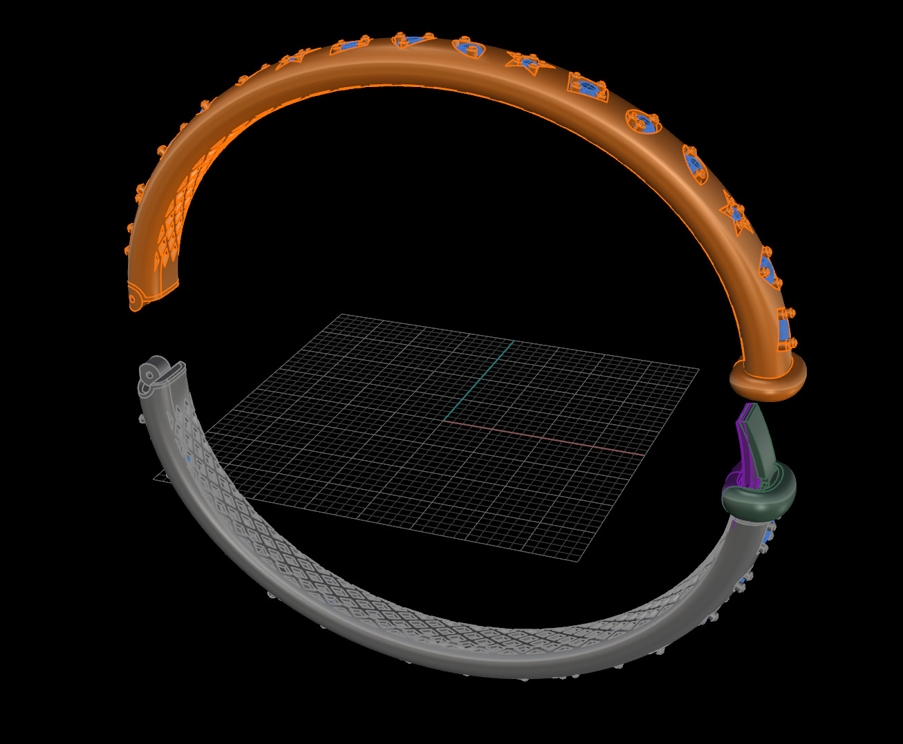 pomellato bracelet 3D print model_4