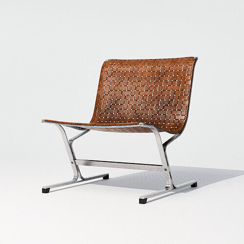 Luar Lounge Chair Low-poly 3D model