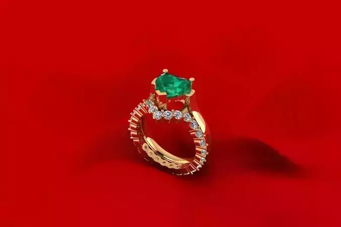 Heart Love Wedding Ring