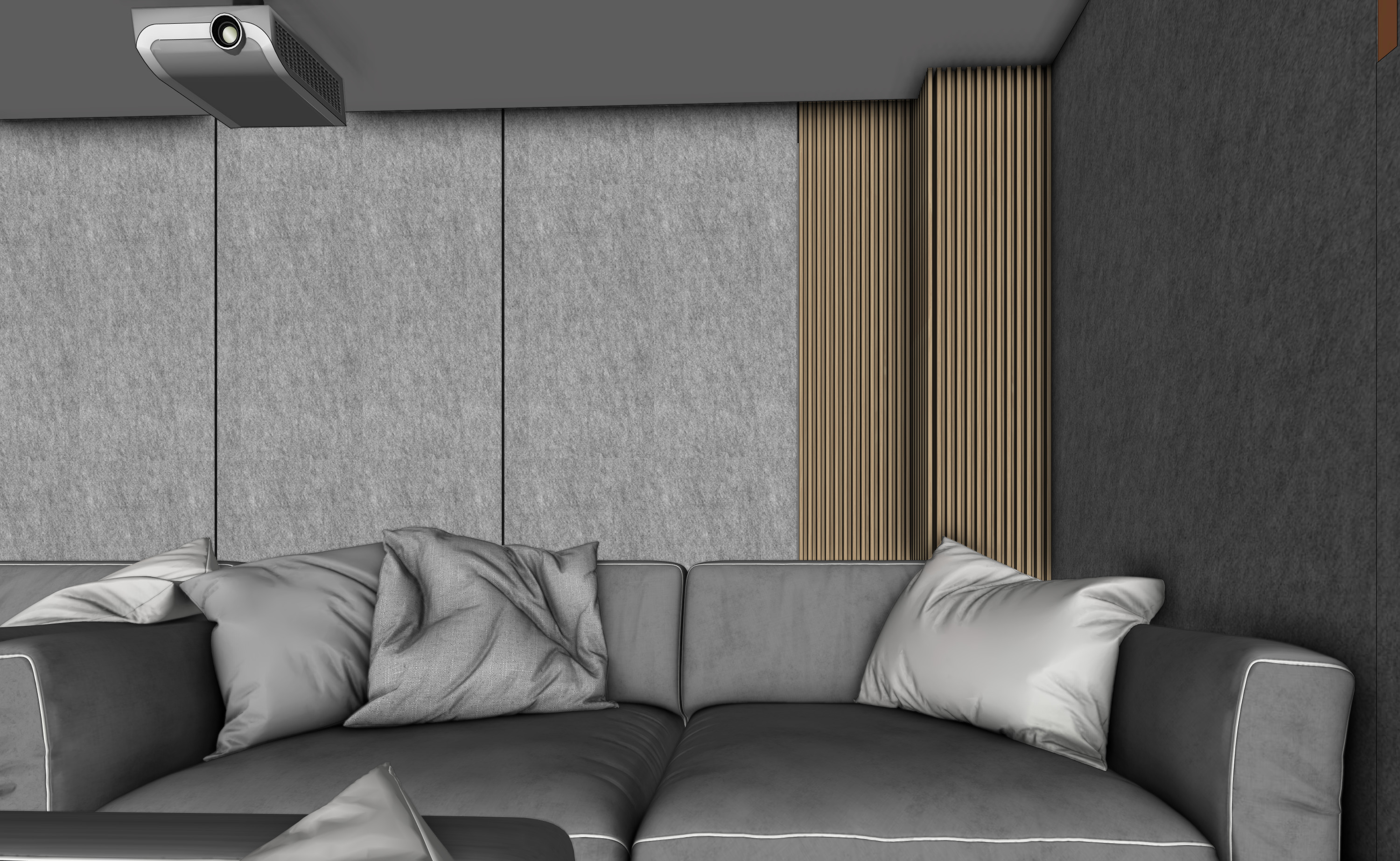 Home Theater Interior Design 3D model_19