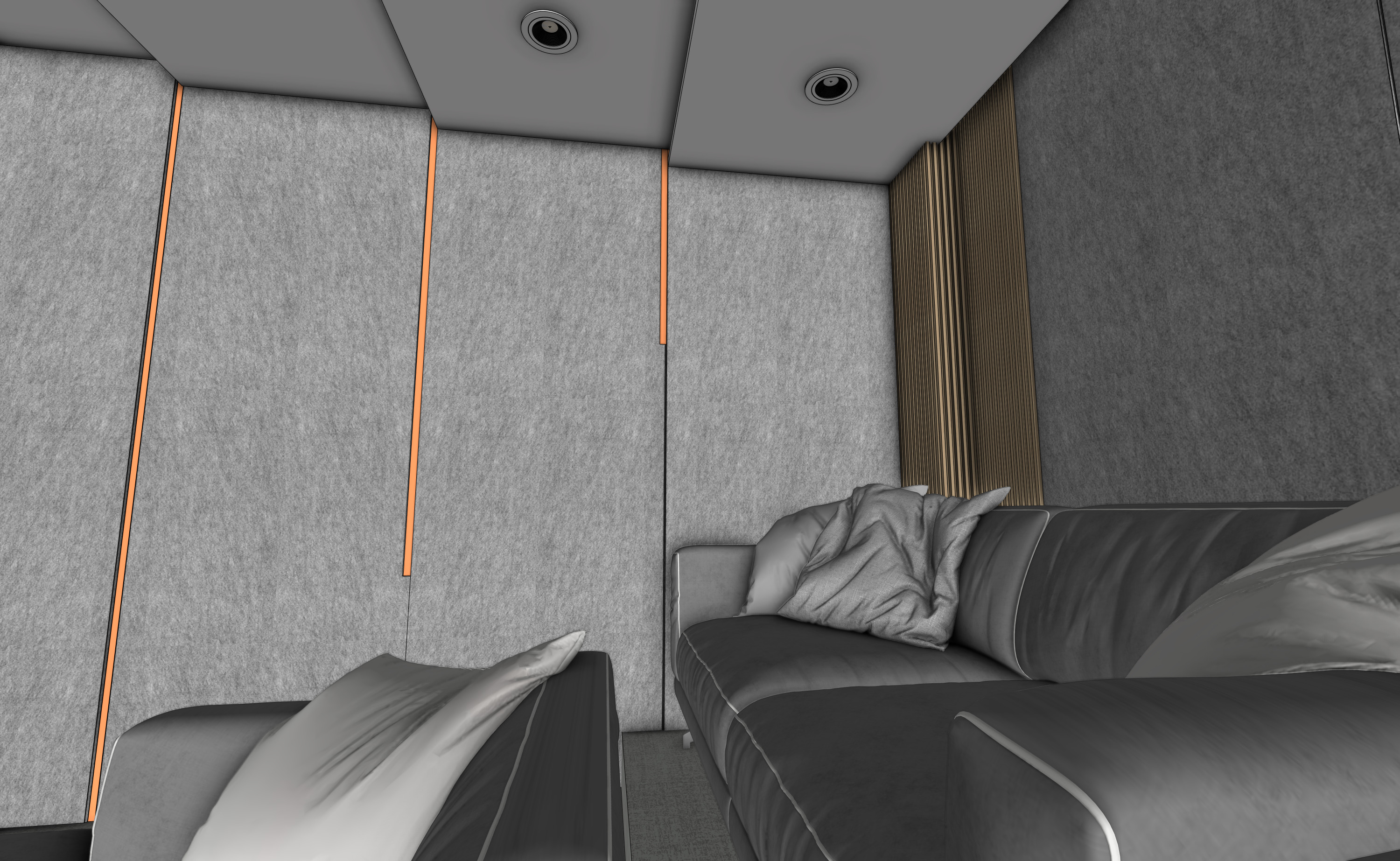 Home Theater Interior Design 3D model_17