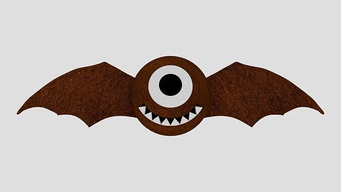 Ahriman Bat 3D Model Low-poly 3D model