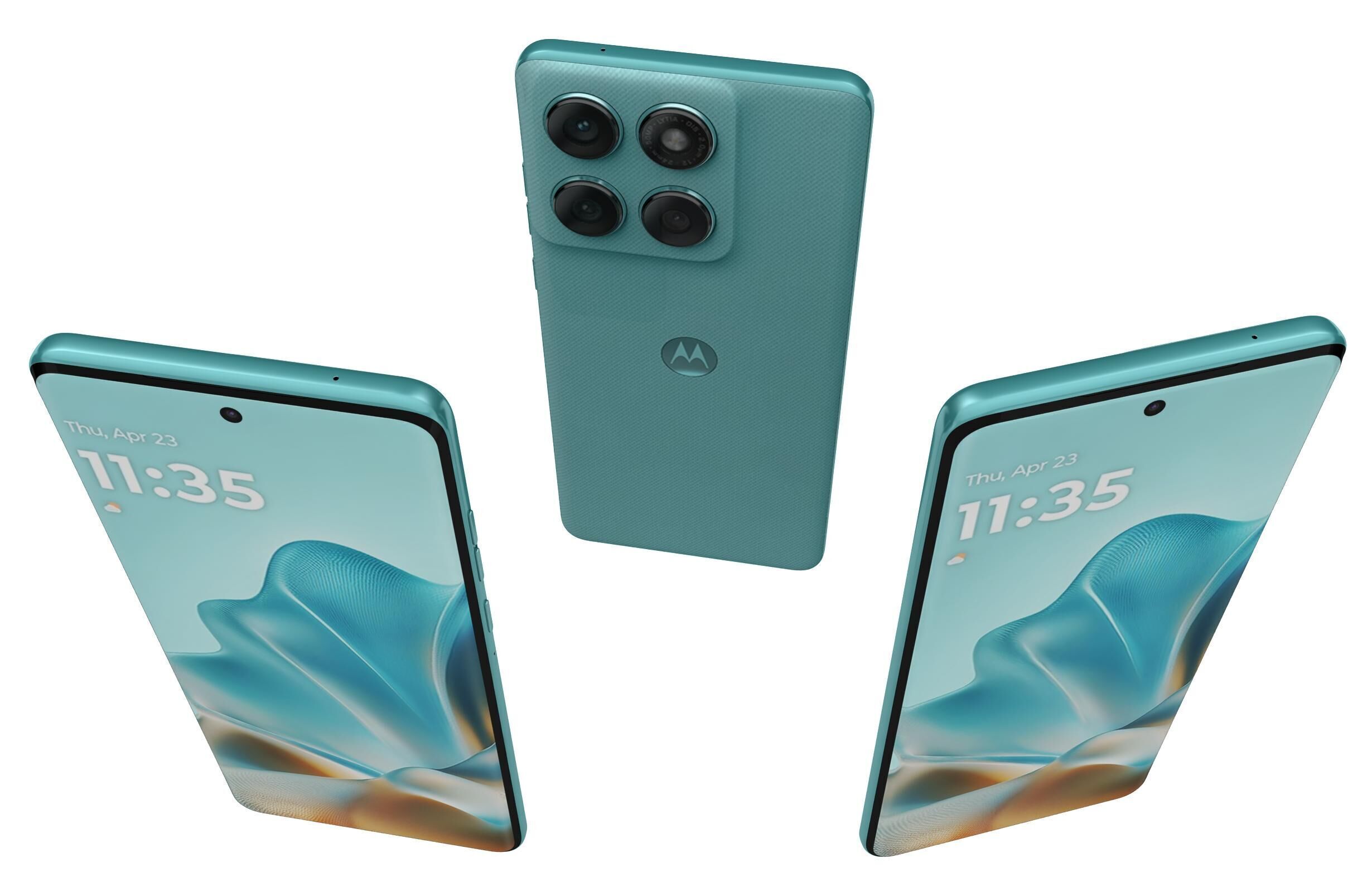 Motorola Edge 60s Glacier Mint 3D model_1