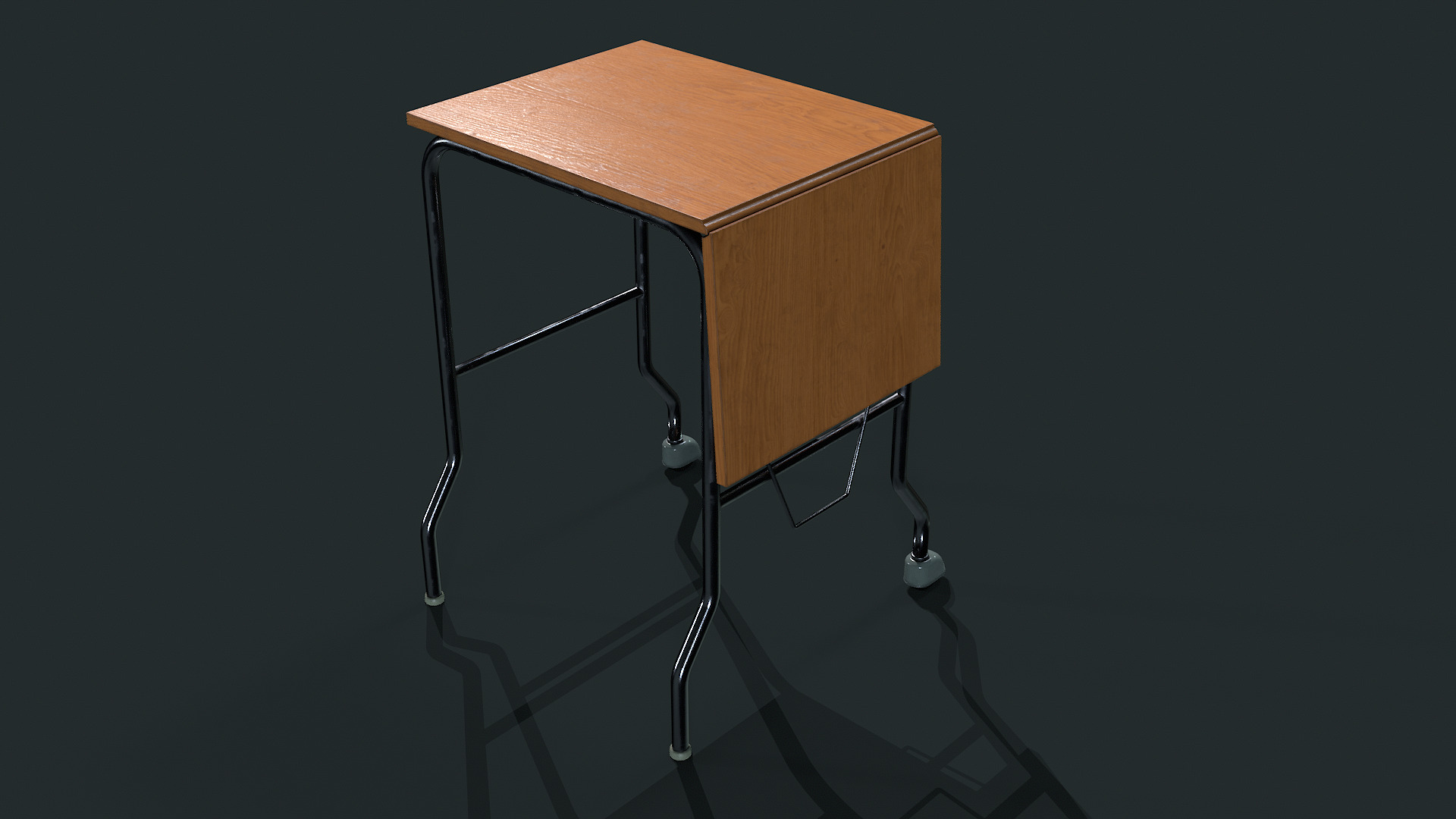 Typewriter Table  3D model_3