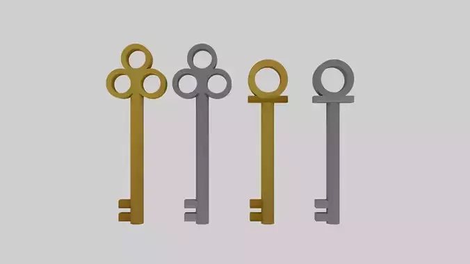 Royal Keys 3D Models