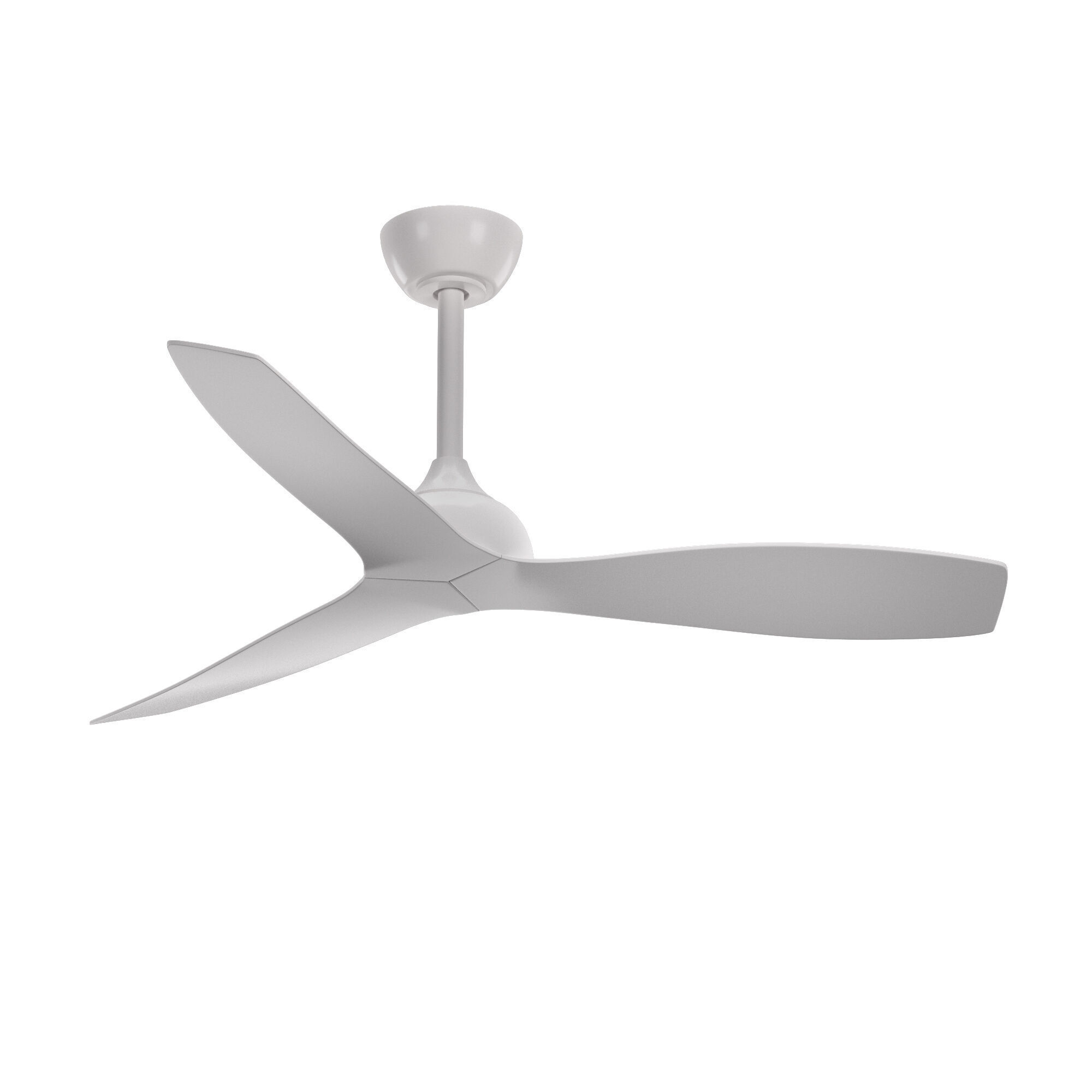 Claro Whisper DC Fun 122cm White 3D model_1