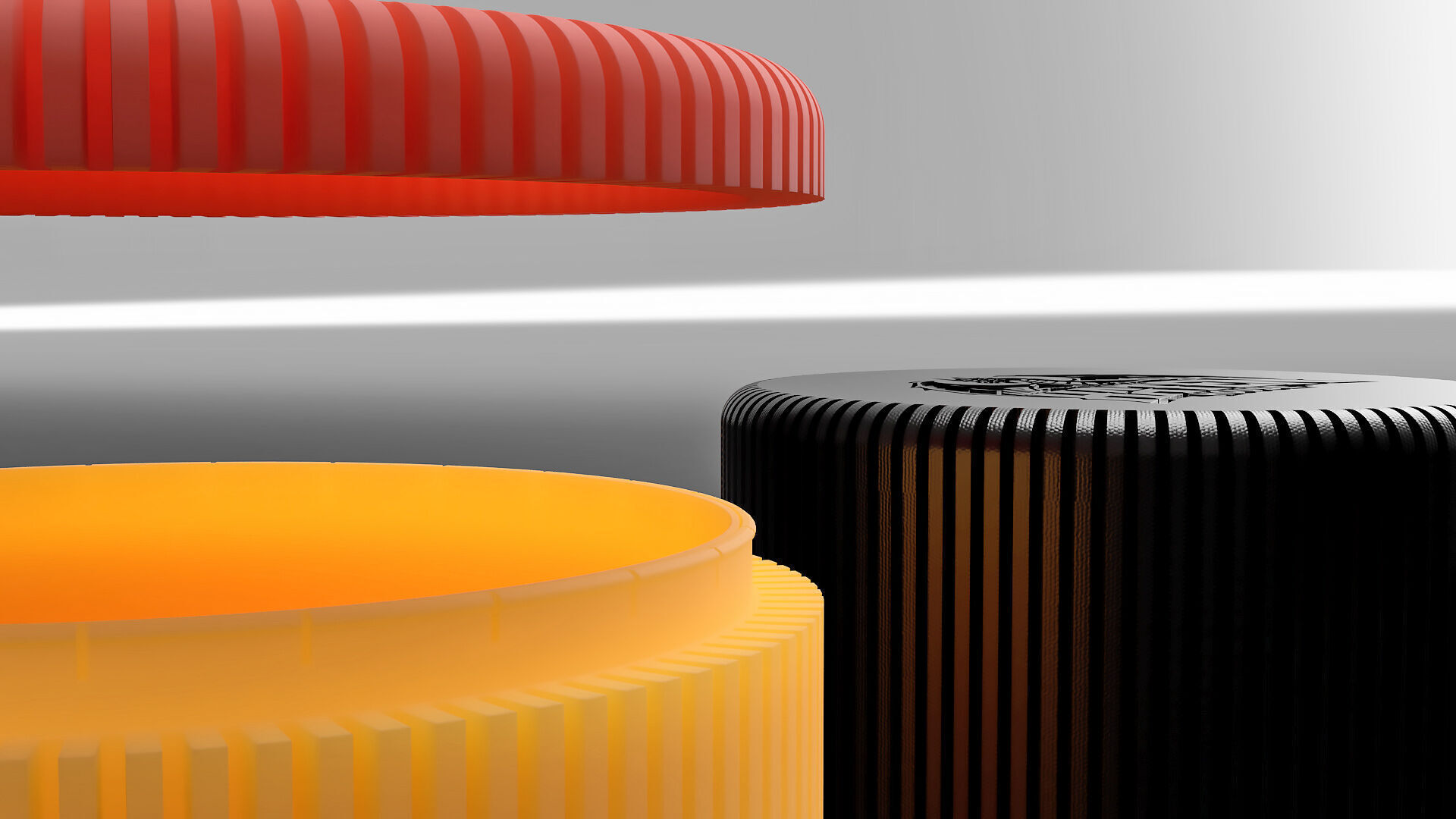 SnapLid Storage Jar 3D Model 200x176mm Container STL File Free 3D print model_10