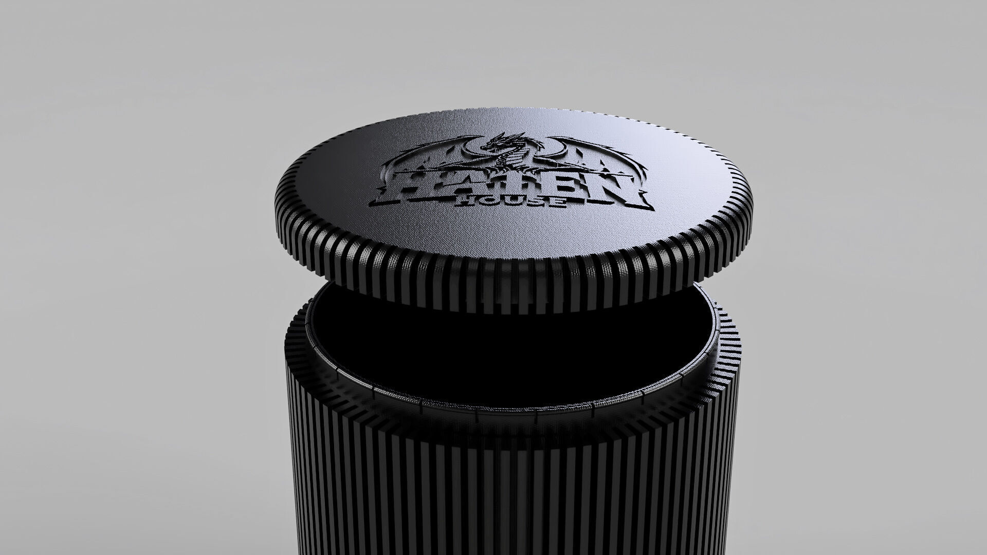 SnapLid Storage Jar 3D Model 200x176mm Container STL File Free 3D print model_16