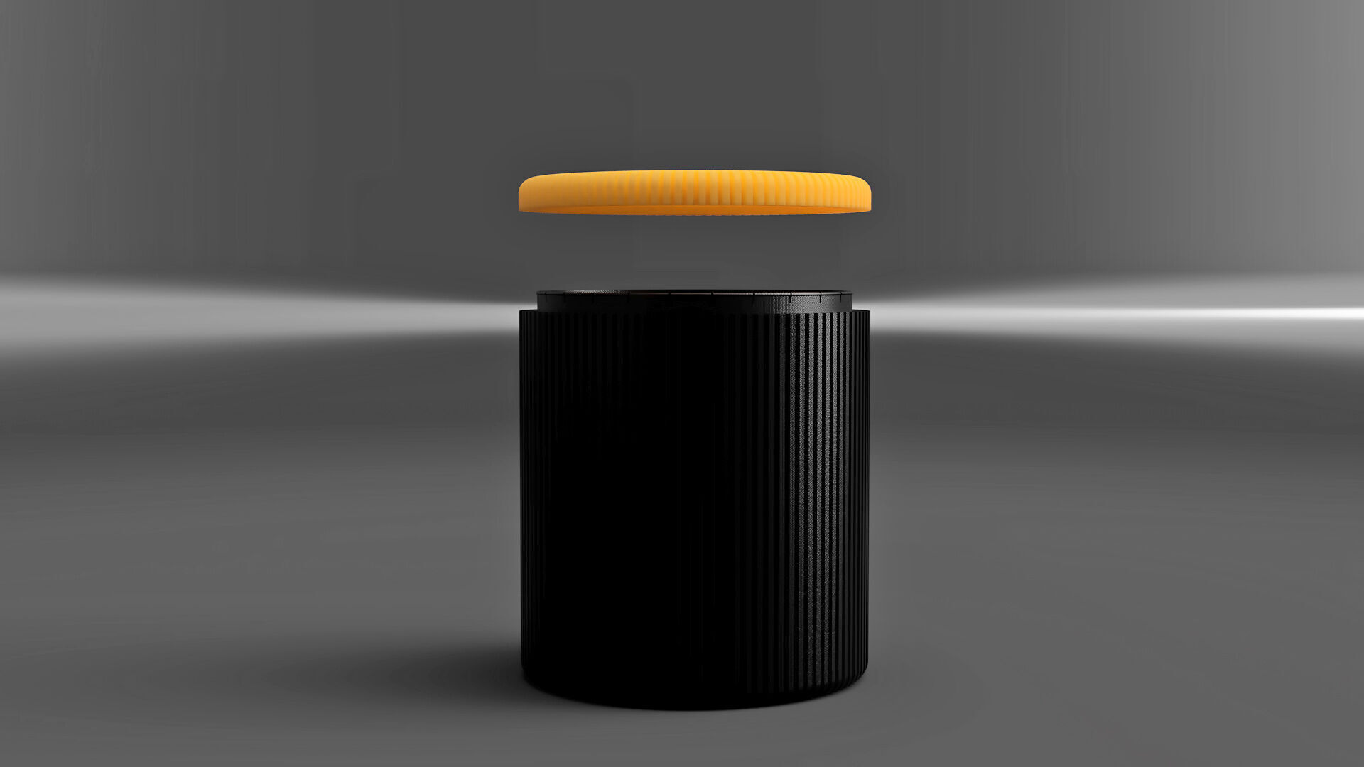 SnapLid Storage Jar 3D Model 200x176mm Container STL File Free 3D print model_14