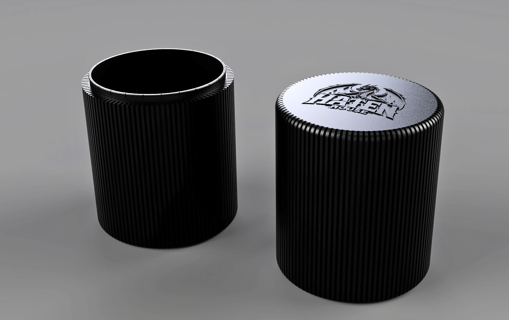 SnapLid Storage Jar 3D Model 200x176mm Container STL File Free 3D print model_5