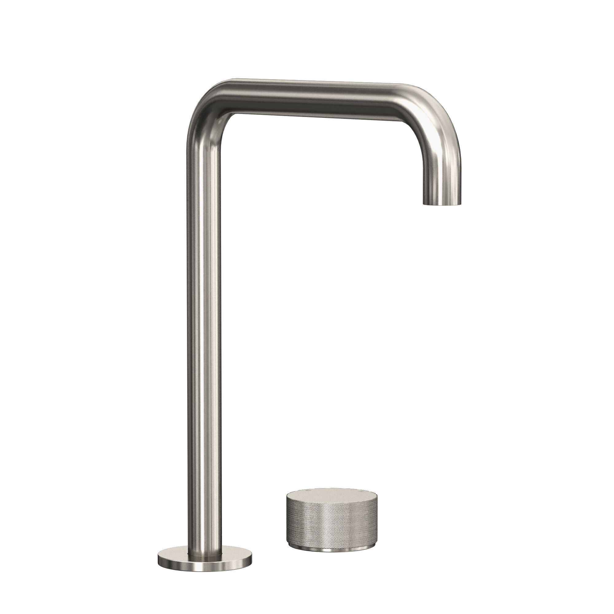 Vierra Sink Mixer with Swivel Squareline Spout 3D model_1