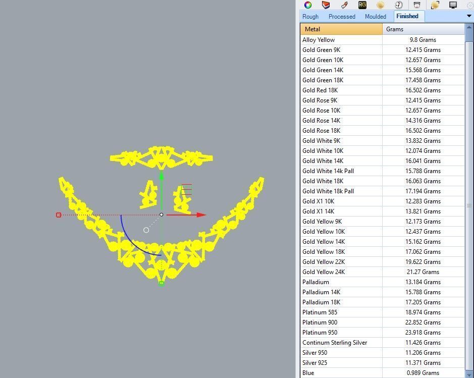 Gold Set  3D print model_6