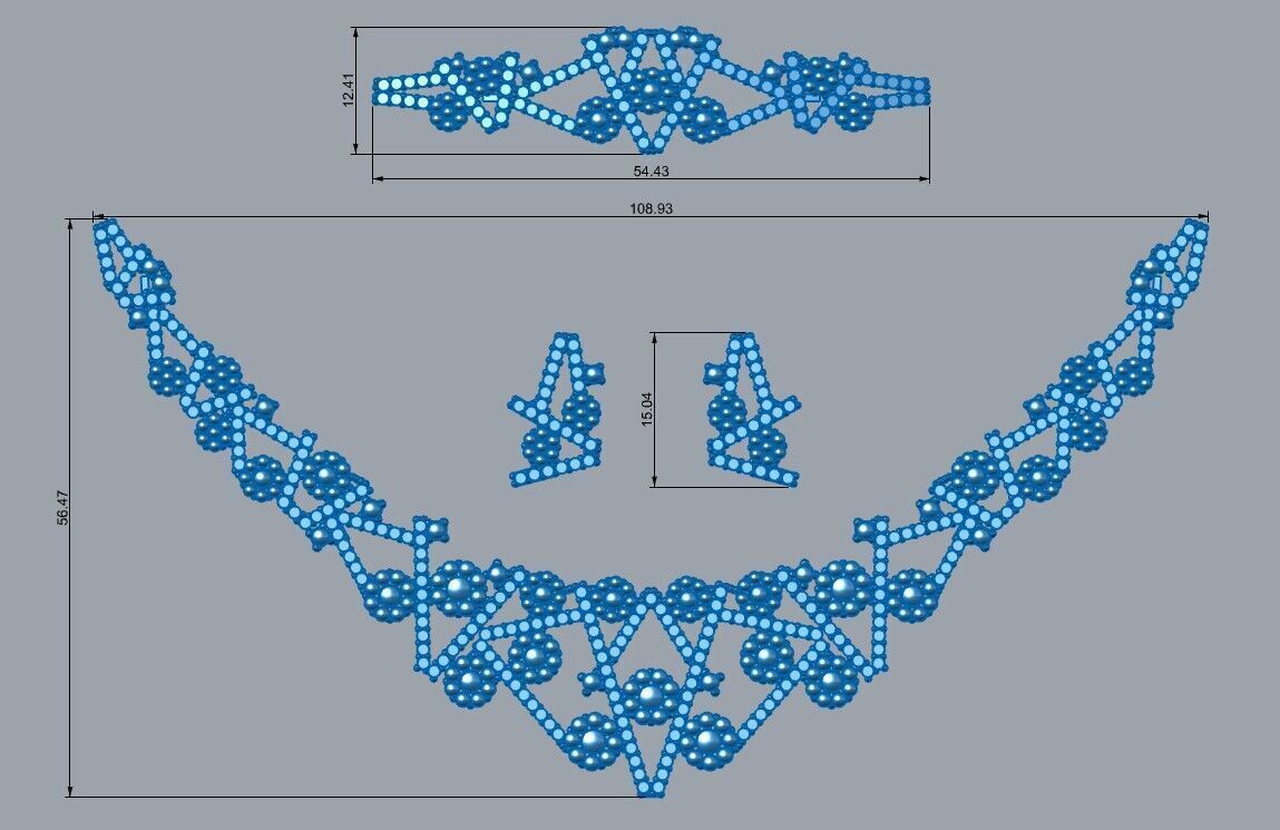 Gold Set  3D print model_2