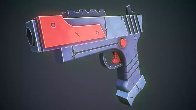 Stylized Sci Fi Pistol