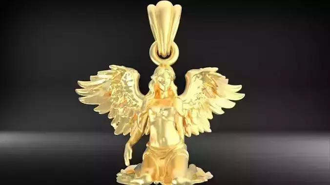 Angel Pendant Necklace Charm Bracelet Jewelry 