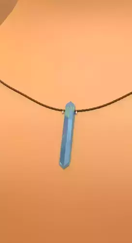 naruto locket Low-poly 3D model