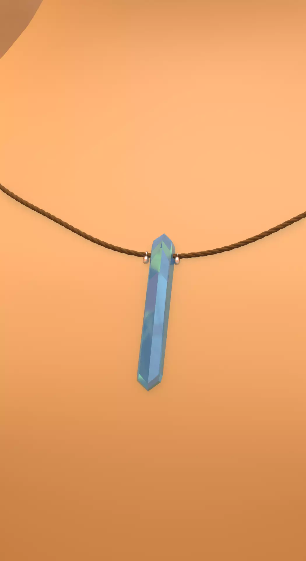 naruto locket Low-poly 3D model_0