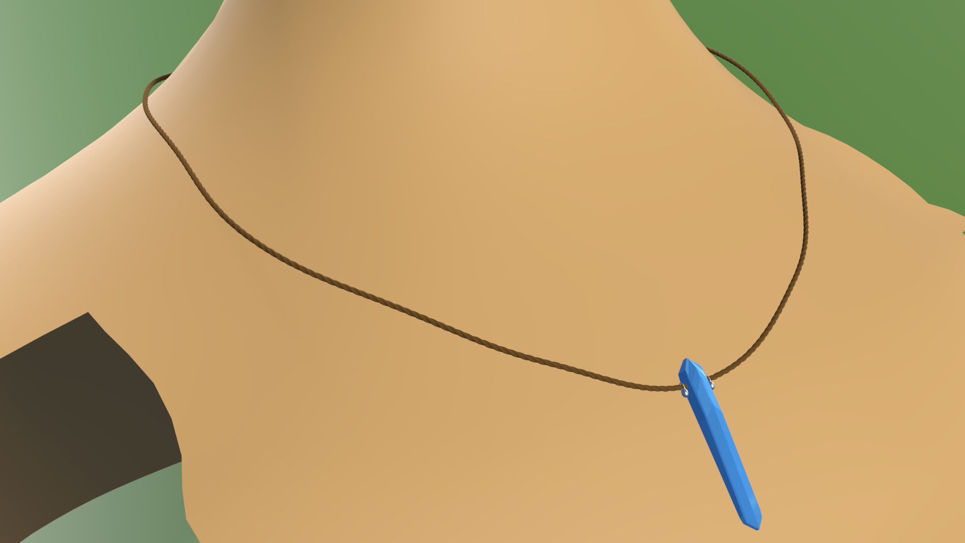 naruto locket Low-poly 3D model_3