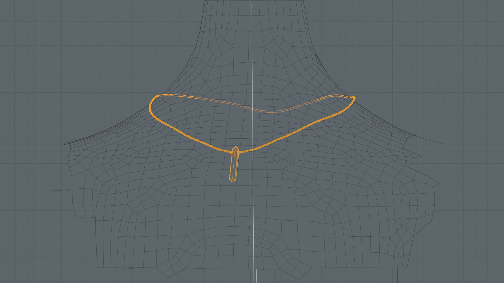 naruto locket Low-poly 3D model_6