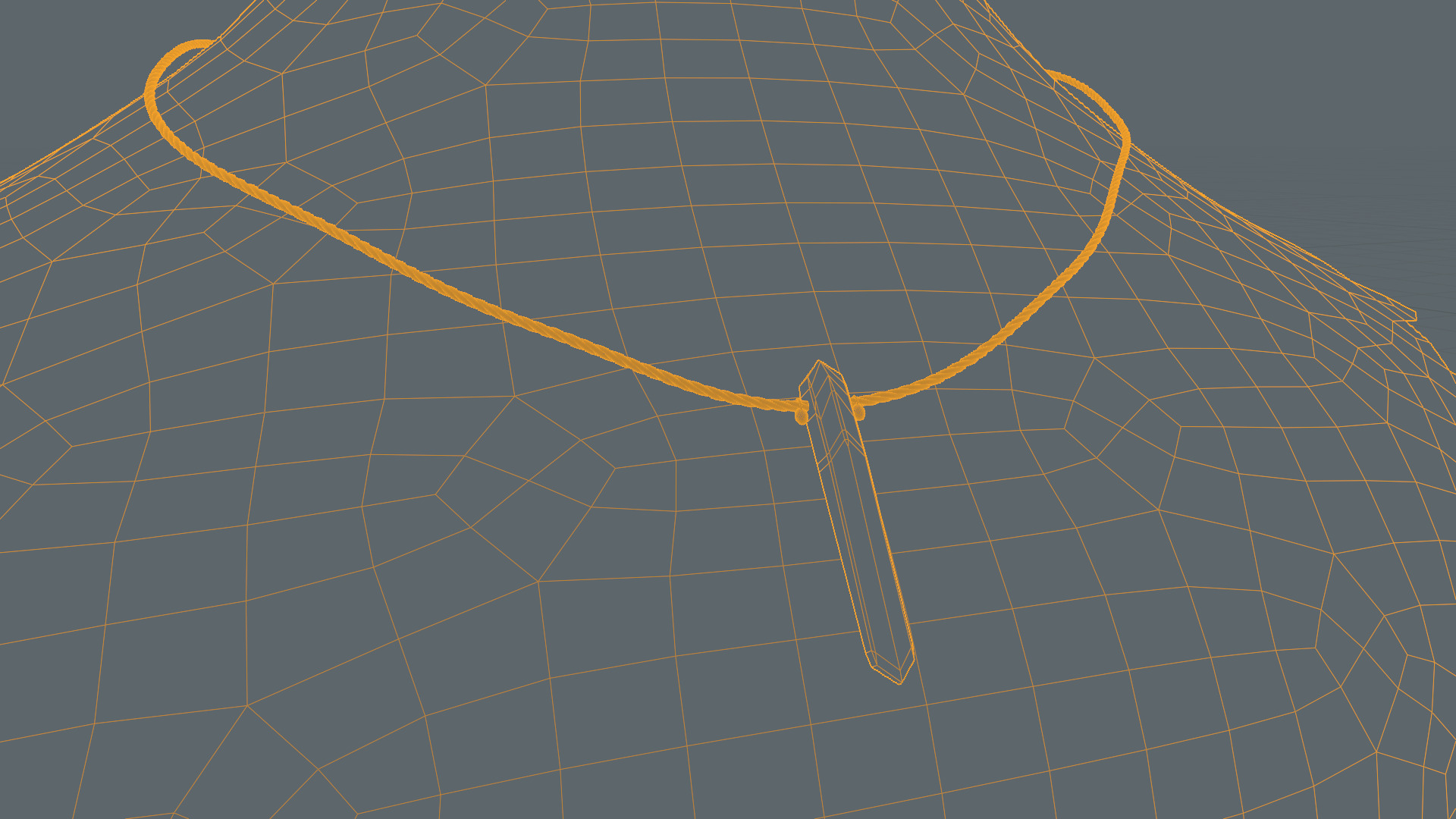 naruto locket Low-poly 3D model_7