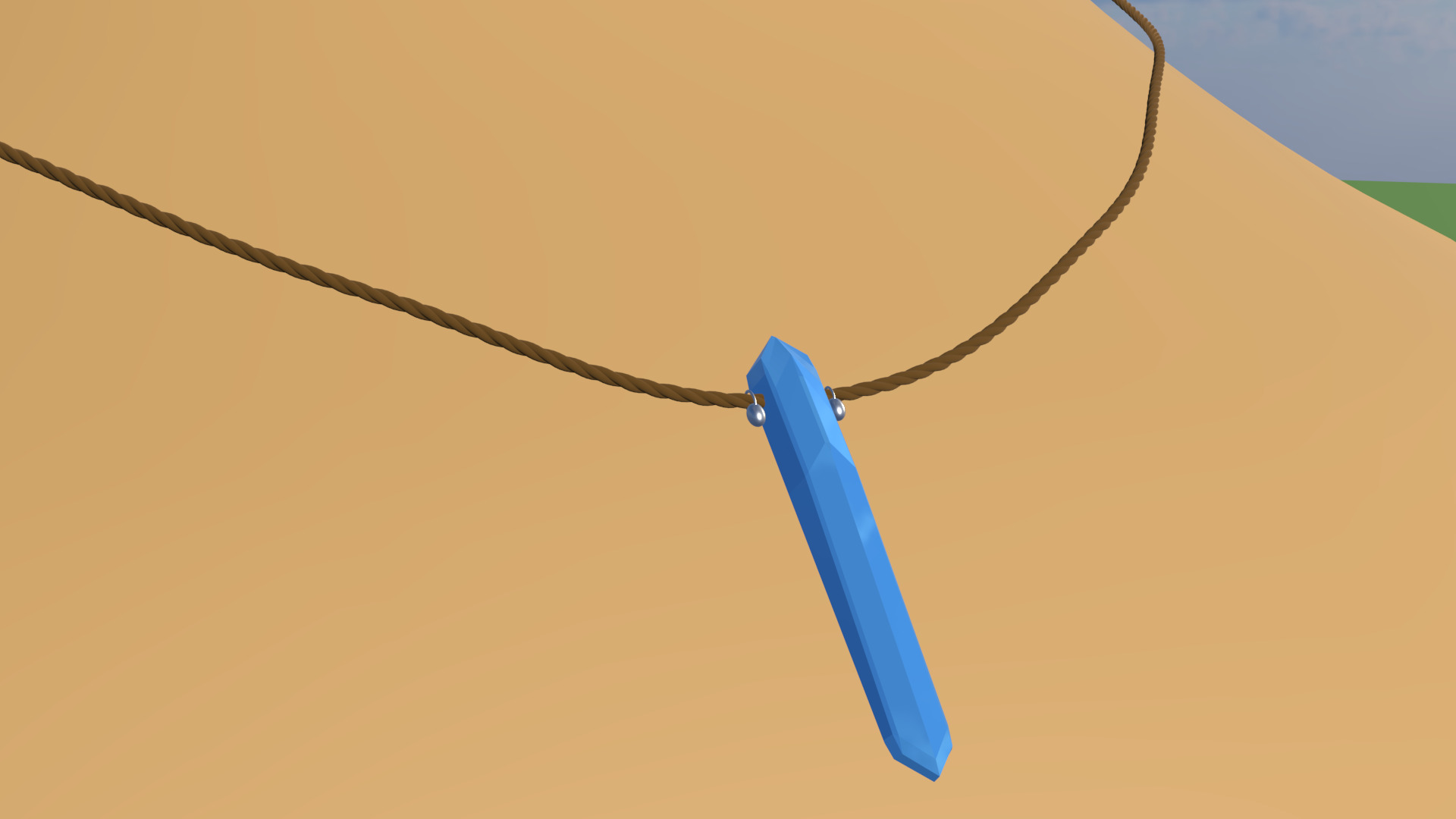 naruto locket Low-poly 3D model_2