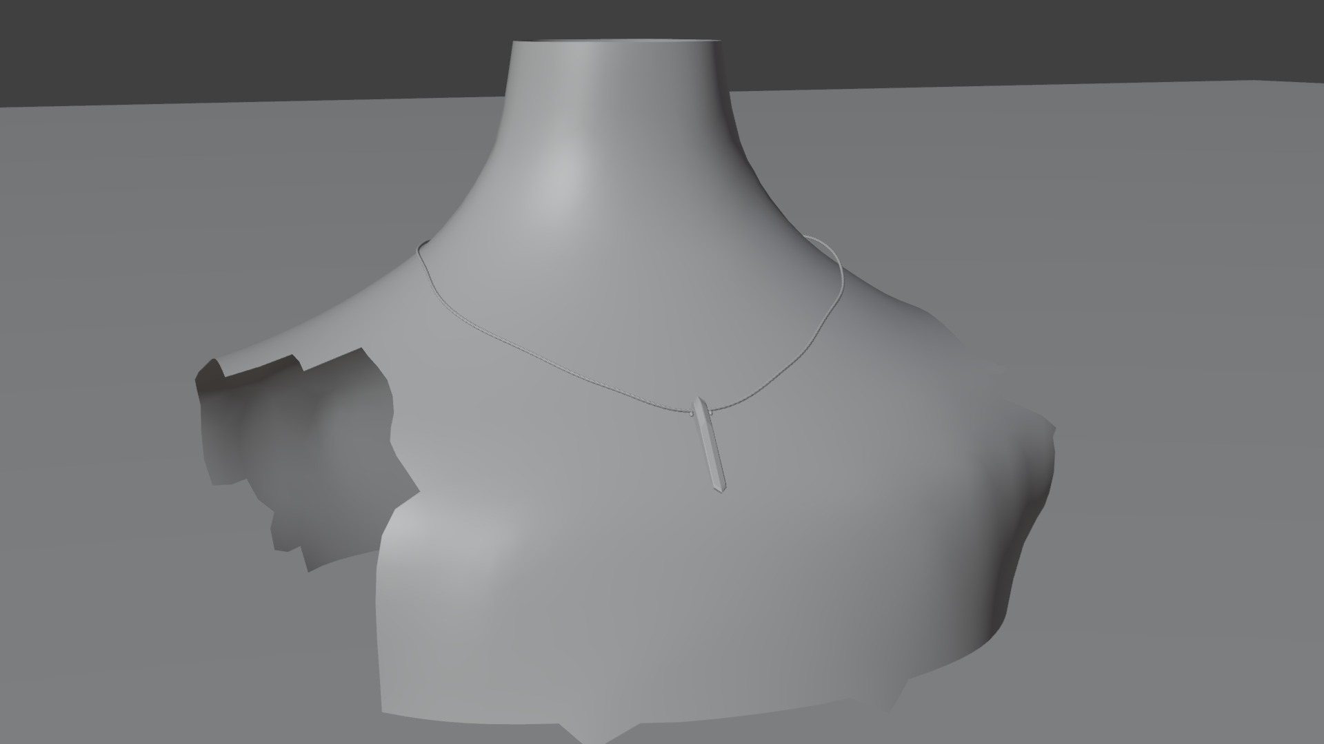 naruto locket Low-poly 3D model_5