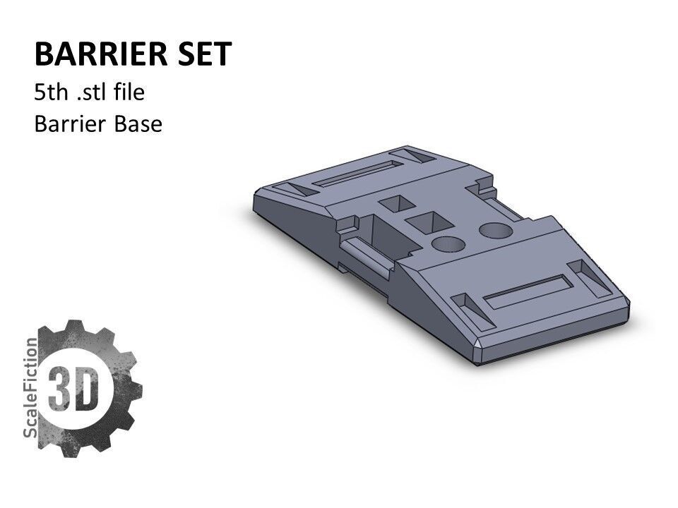 1 - 87 H0-Scale - Barriers Set - Resin printable 3D print model_5