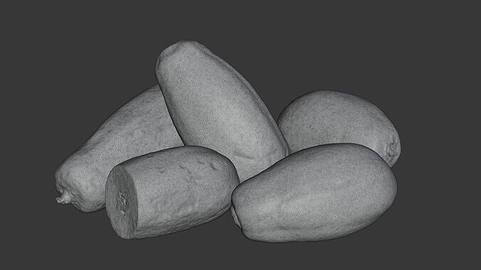 Papaya Scan Pack 3D model 2
