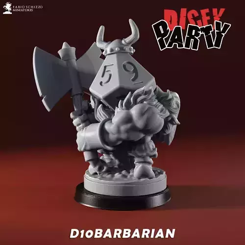 Dicey Party - The D10 Barbarian