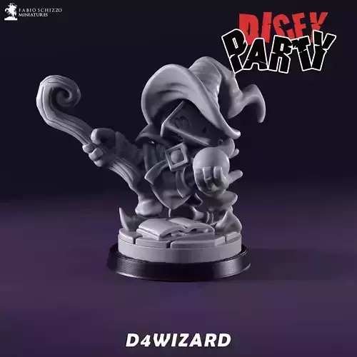 Dicey Party - The D4 - Wizard