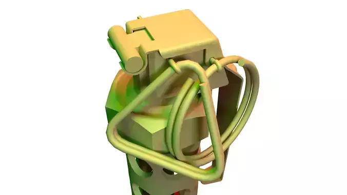 Stun Grenade Game Ready Free Low-Poly Low-poly 3D model