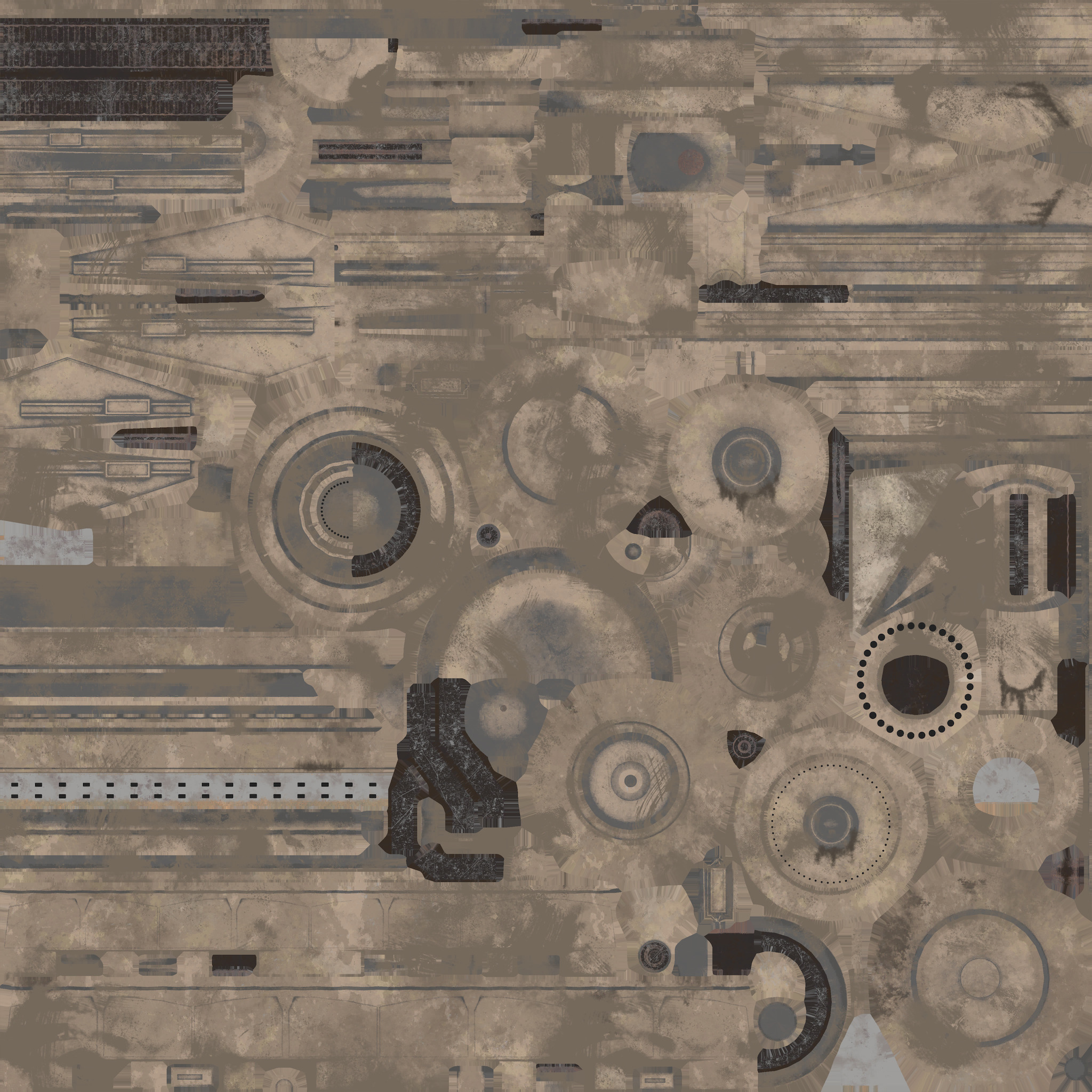 AT-TE Low-poly 3D model_5