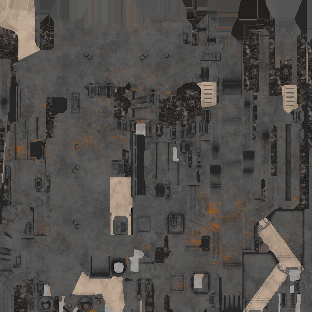 AT-TE Low-poly 3D model_7