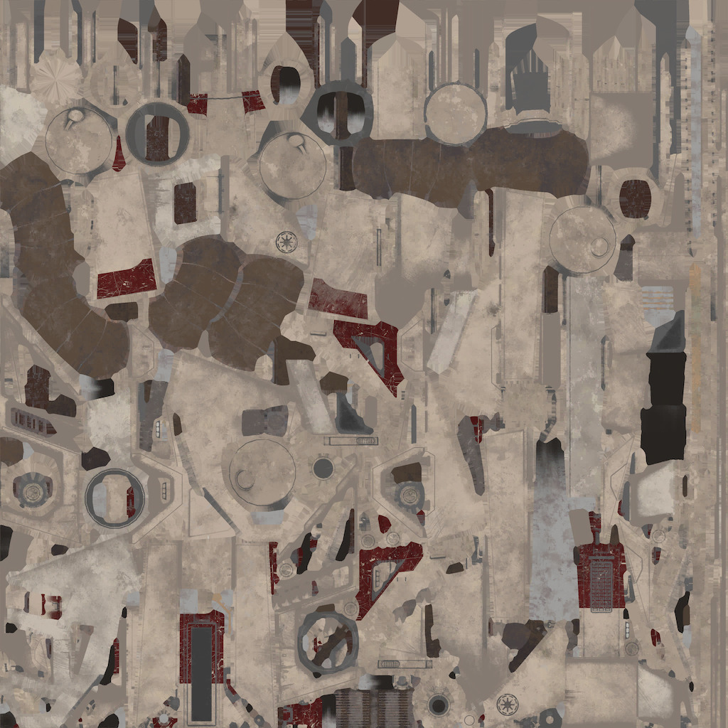 AT-TE Low-poly 3D model_3