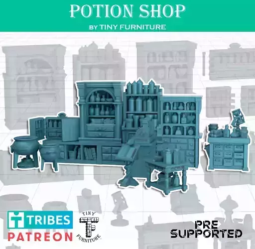 Potion Shop 3D print model
