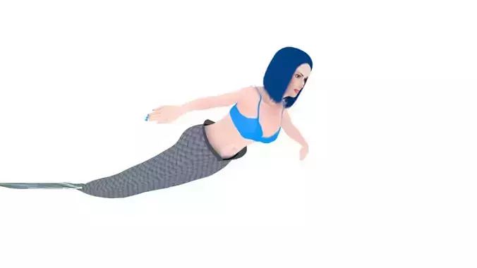 swimmig mermaid