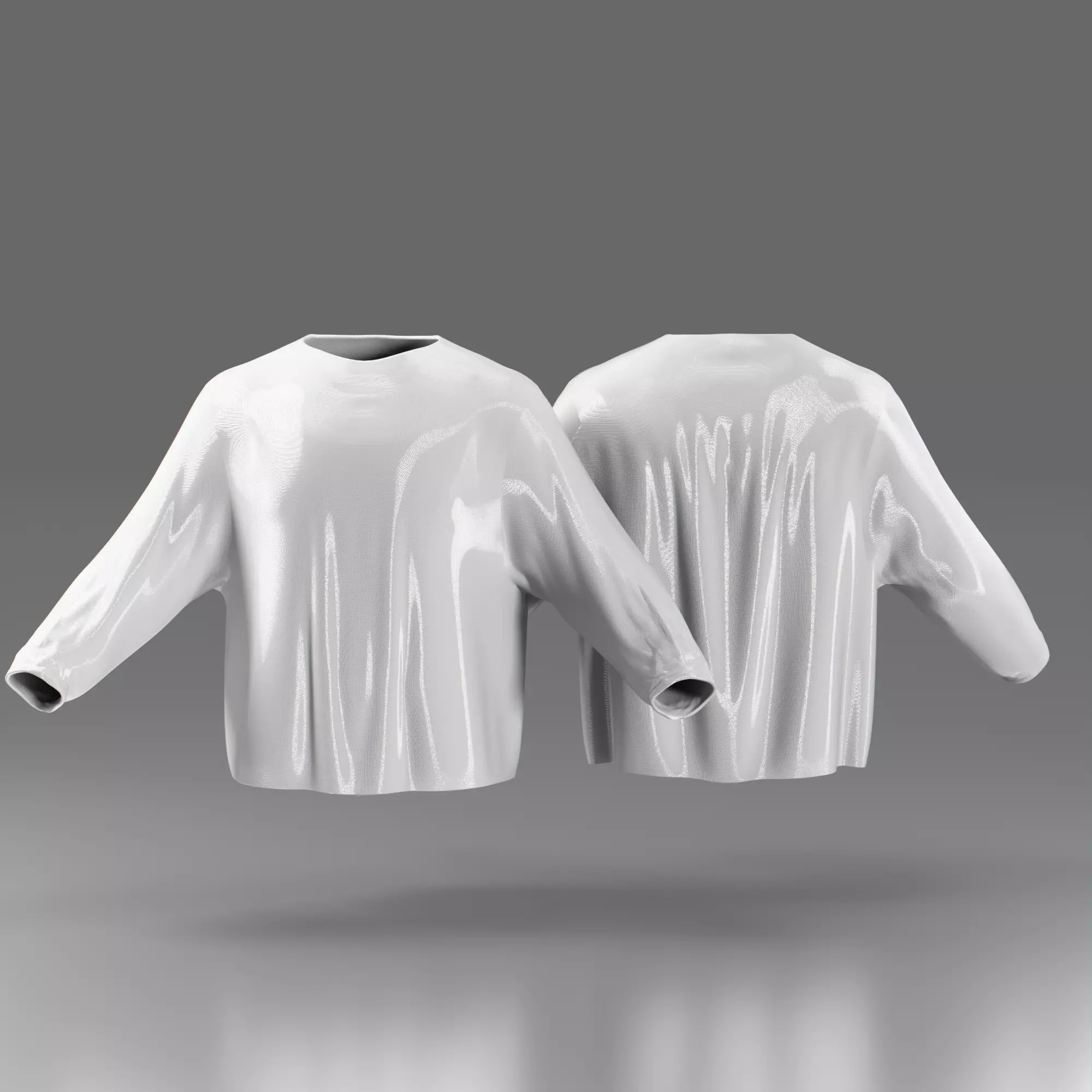 Base White Sweater 3D print model_0