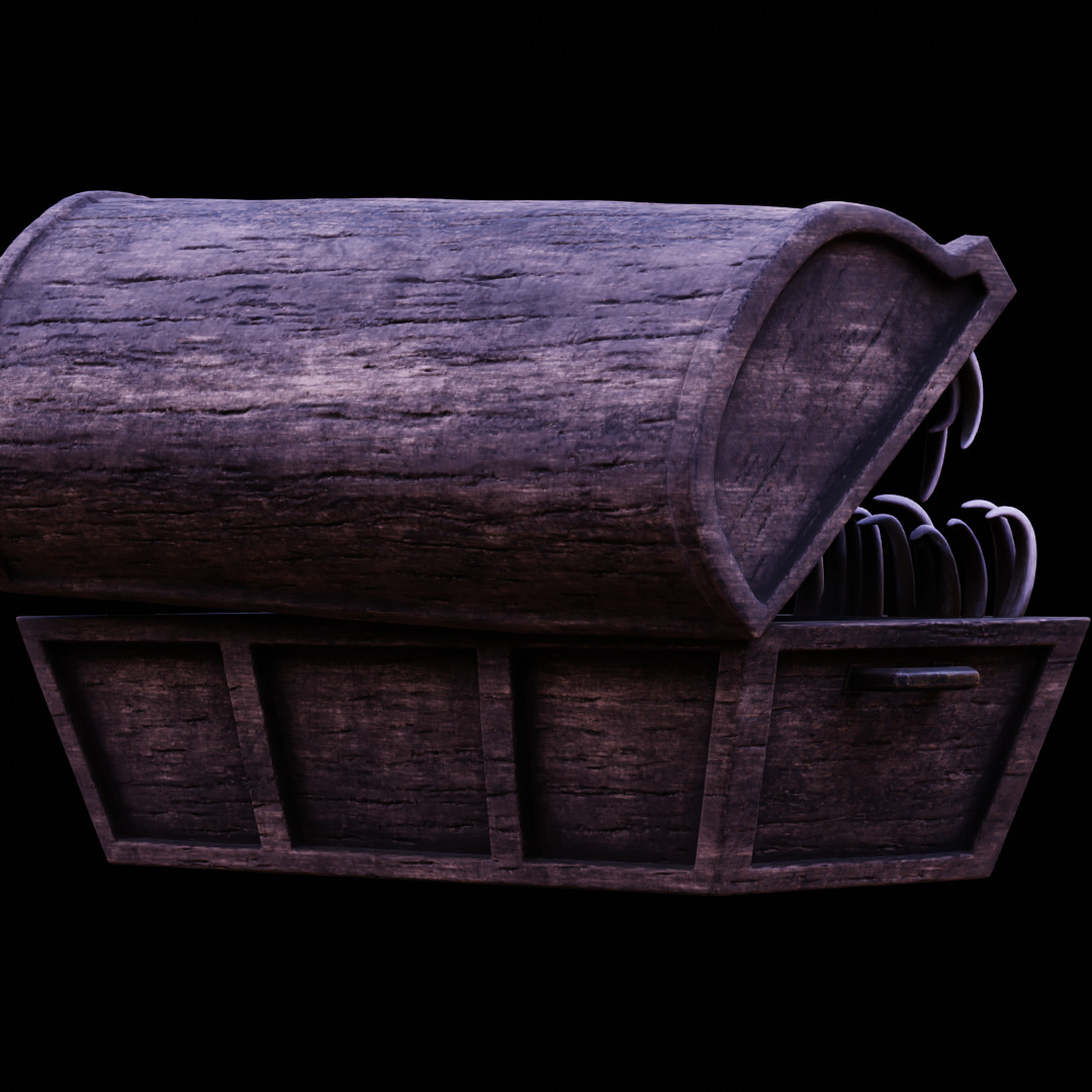 MIMIC CHEST - SYMBOL OF AVARICE - DARK SOULS FAN ART MODEL 3D print model_14