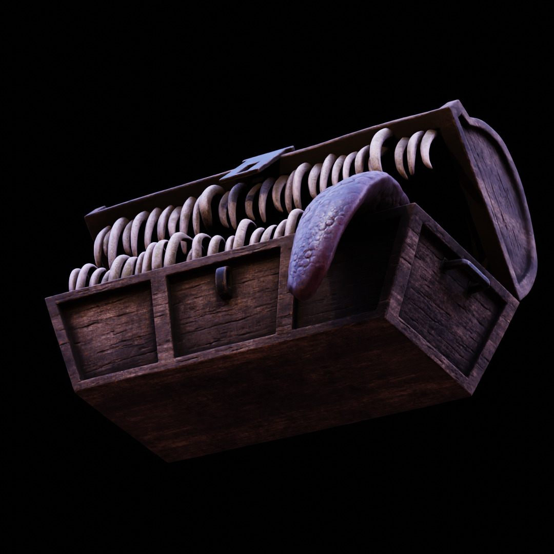 MIMIC CHEST - SYMBOL OF AVARICE - DARK SOULS FAN ART MODEL 3D print model_19