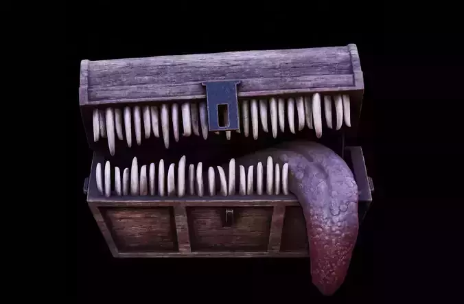 MIMIC CHEST - SYMBOL OF AVARICE - DARK SOULS FAN ART MODEL 3D print model