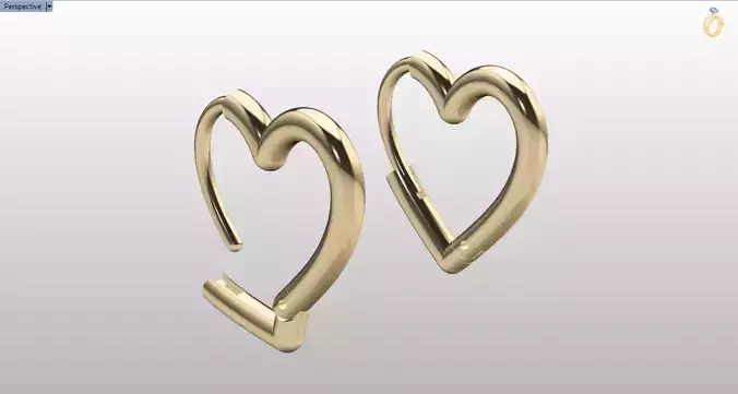 heart earrings 