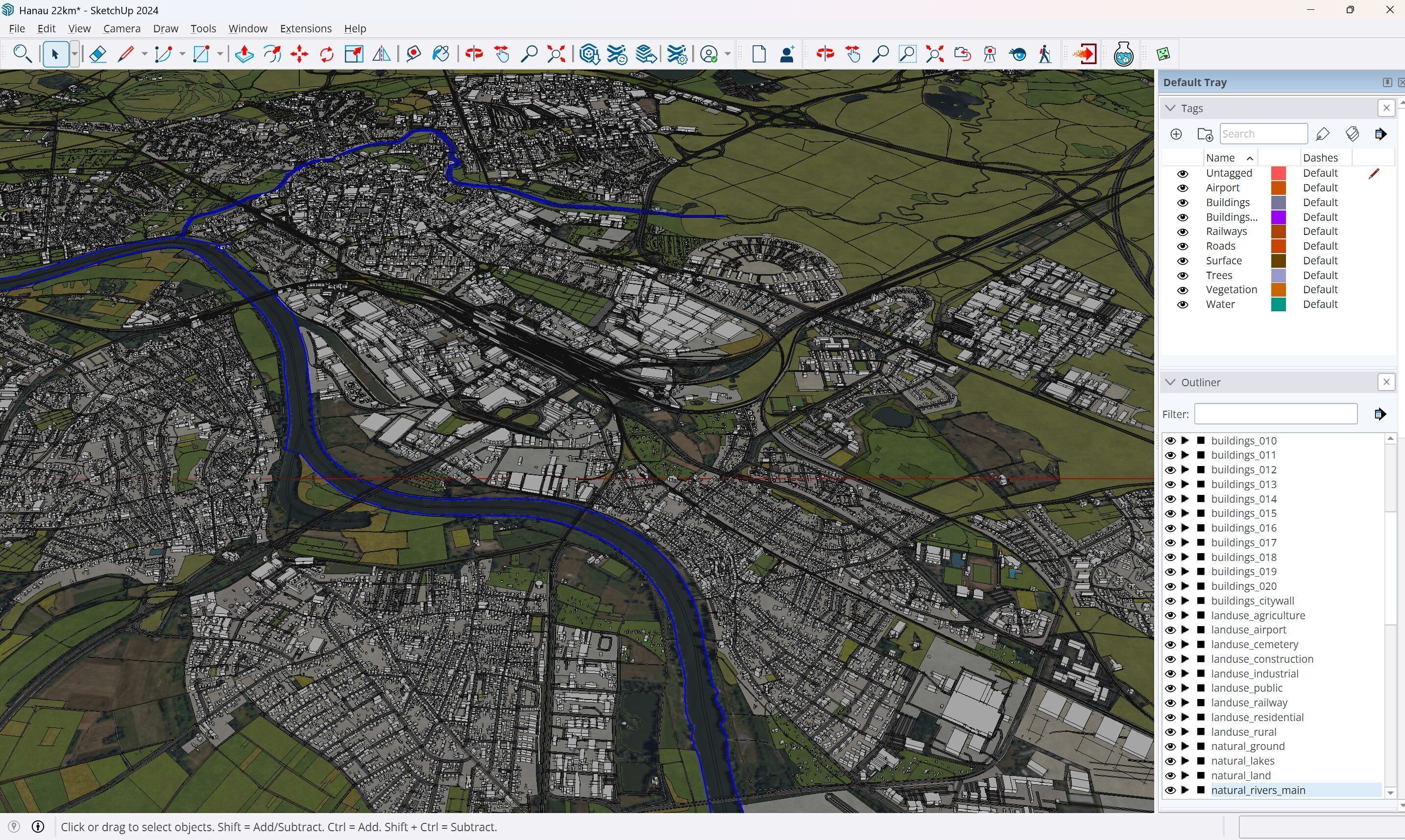 Hanau - 3d City Model Low-poly 3D model_14