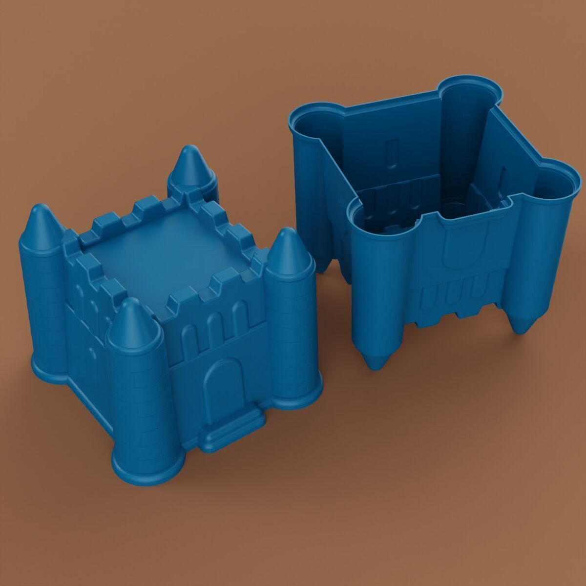 Sandcastle Mould 3D print model_7