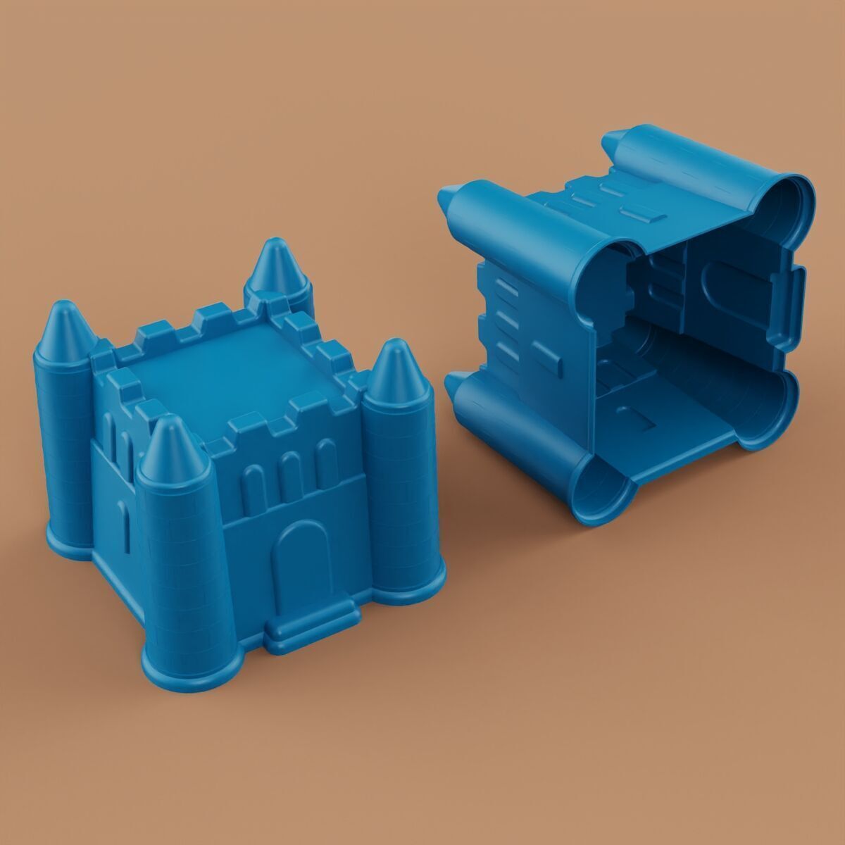 Sandcastle Mould 3D print model_1