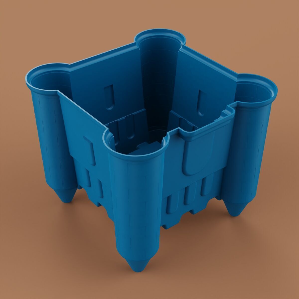 Sandcastle Mould 3D print model_3