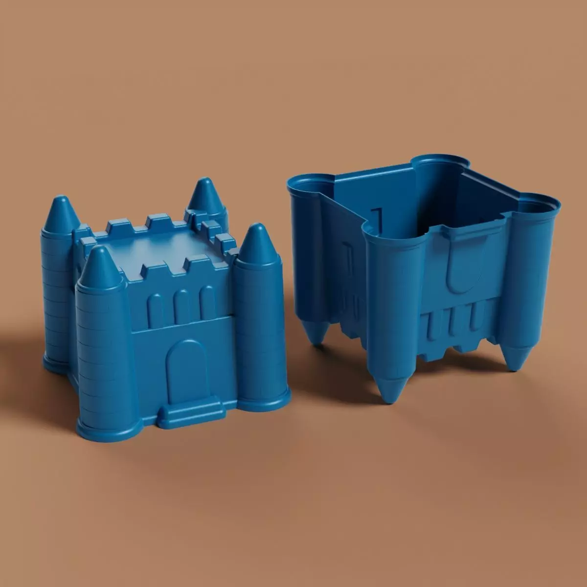 Sandcastle Mould 3D print model_0